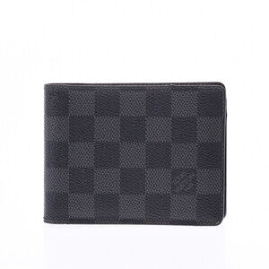 Louis Vuitton Graphite Black Portefeuille Wallet Gray